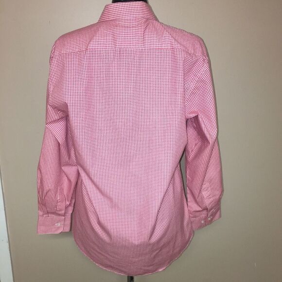 Las Olas Plaid Snowman Christmas Button Up Small - Picture 6 of 7